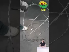 BTO-16 2.8MM สายโค้ล สายเหล็กหมักร้อน ขอบเขตของยูเครน Concertina Razor Wire