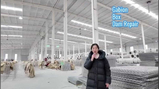 การใช้กองทัพของกล่องเกเบี้ยนการผลิต Hesco Barrier สำหรับการฟื้นฟูเขื่อนกำแพงกันดินที่แข็งแกร่ง