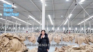 อุปสรรคของ Hesco การป้องกันที่แข็งแกร่งการป้องกันน้ำท่วม