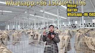 แผงตาข่ายรอยการผลิต Hesco Barrier