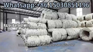 Concertina Razor ลวดหนาม บรรจุภัณฑ์ลวดมีดโกนความปลอดภัย