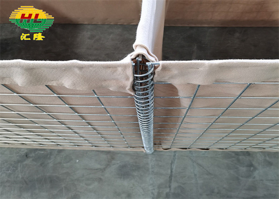 1*1*10m 75*75mm Mesh Hesco Tower กองทัพอากาศ