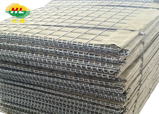 หุ่นยนต์ welded Hesco ป้องกันอุปสรรค Hot Dip Galvanized