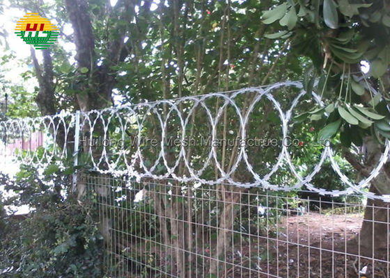 Anti Theft Concertina รั้วลวดหนาม, Flat Loop BTO 22 Razor Wire