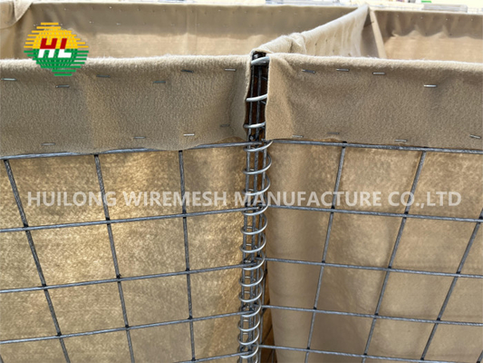 Army Wall Bastion 3mm Hesco ป้องกันอุปสรรคทรายน้ำท่วมทหาร